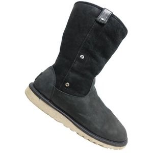 UGG AUSTRALIA Malindi Convertible Black 7 Women Shearling Lined Winter Boots